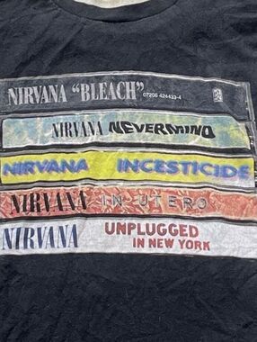 Nirvana Preowned XL T-shirt